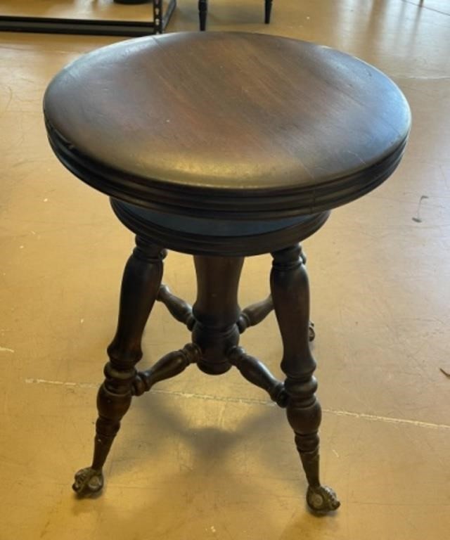 Antique Piano Stool