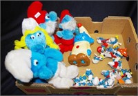 Collection of Smurf soft toys