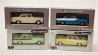 Four Trax Originals Holden FB 1960 model cars