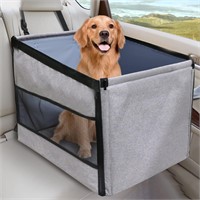 Zxyculture Dog Car Seat Under 45lbs - Grey