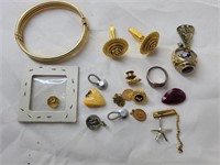 Lot misc unmarked jewelry