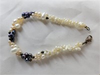 Pearl Bracelet, 925 clasp