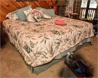 PILLOW TOP KING SIZE BED BY STERNS & FOSTER