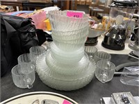 LARGE LOT OF CLEAR GLASS DISHES