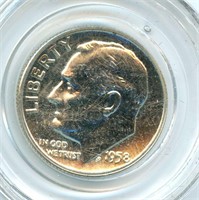 1958 Proof Roosevelt Silver Dime