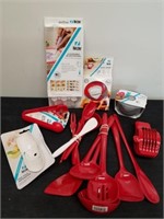 New kitchen utensils, and egg yolk separator,