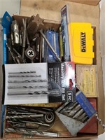 Box of drill bits for small heavy-duty tools