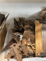 LARGE LOT OF CUCKOO CLOCK PARTS