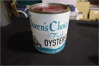 Queens Choice 1 gal Oysters can B&S Fisheries