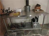 STAINLESS STEEL PREP TABLE 60" X 30" X 36"