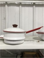 ENAMEL PAN W LID