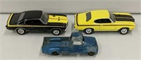 Group lot of Pontiac GSx Cars & Blue Tin Truck