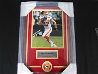 Travis Kelce Signed Framed 8x10 Photo W/Coa