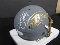 Joe FLACCO Signed Ravens Mini Helmet JSA Coa
