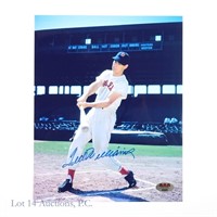 Ted Williams Signed MLB Baseball Photo (COA)