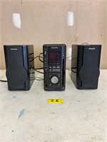 Aiwa xr-ms3 speaker system (untested)