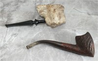 TWO UNUSUAL ESTATE PIPES
