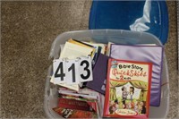 Tote Of Books Includes Bible Story
