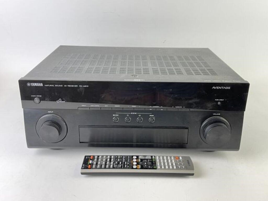Yamaha Receiver with Remote