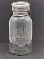 Erie Lightning Quart Clear Jar