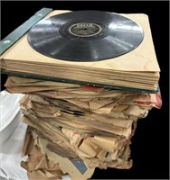 Huge Stack 78 RPM Records w’ Andrew Sisters &