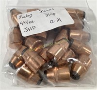 (21) Factory 2nd 44Cal. 210gr. JHP Bullets