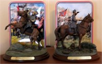 Pair of Civil War Statues