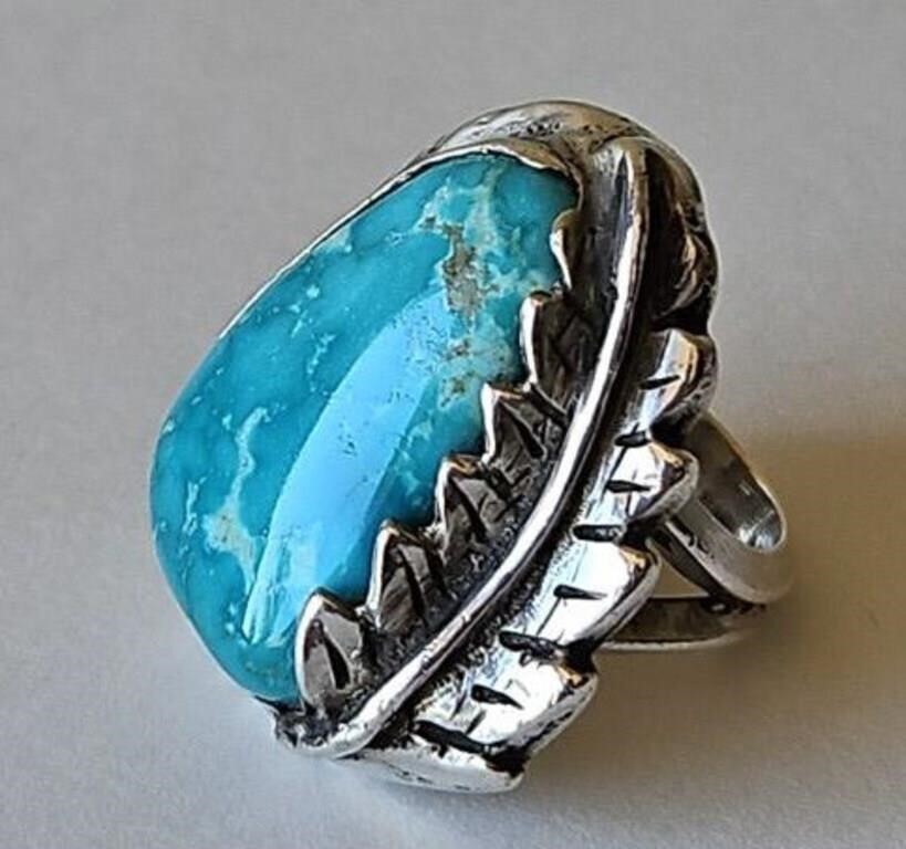 1960’s Era Navajo Sterling & Turquoise Ring