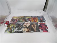 10 comic books dont Avengers