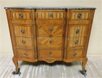 Excellent Louis XV Inlaid Walnut Commode.
