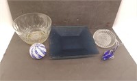 Glass Dolphin, Plate, Fruite Bowl and More!