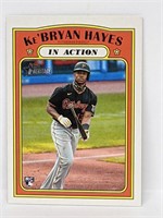 2021 Heritage Ke'Bryan Hayes Rookie In Action #98