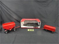 1/16 Scale Implement Trailer and (2) Wagons