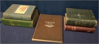 Lot of 5 Miscellaneous Antique Books