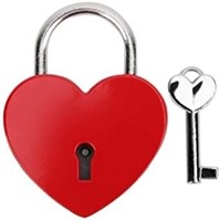 Colored Metal Padlock With Key For Jewelry Box,