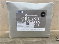 King organic cotton sheet set