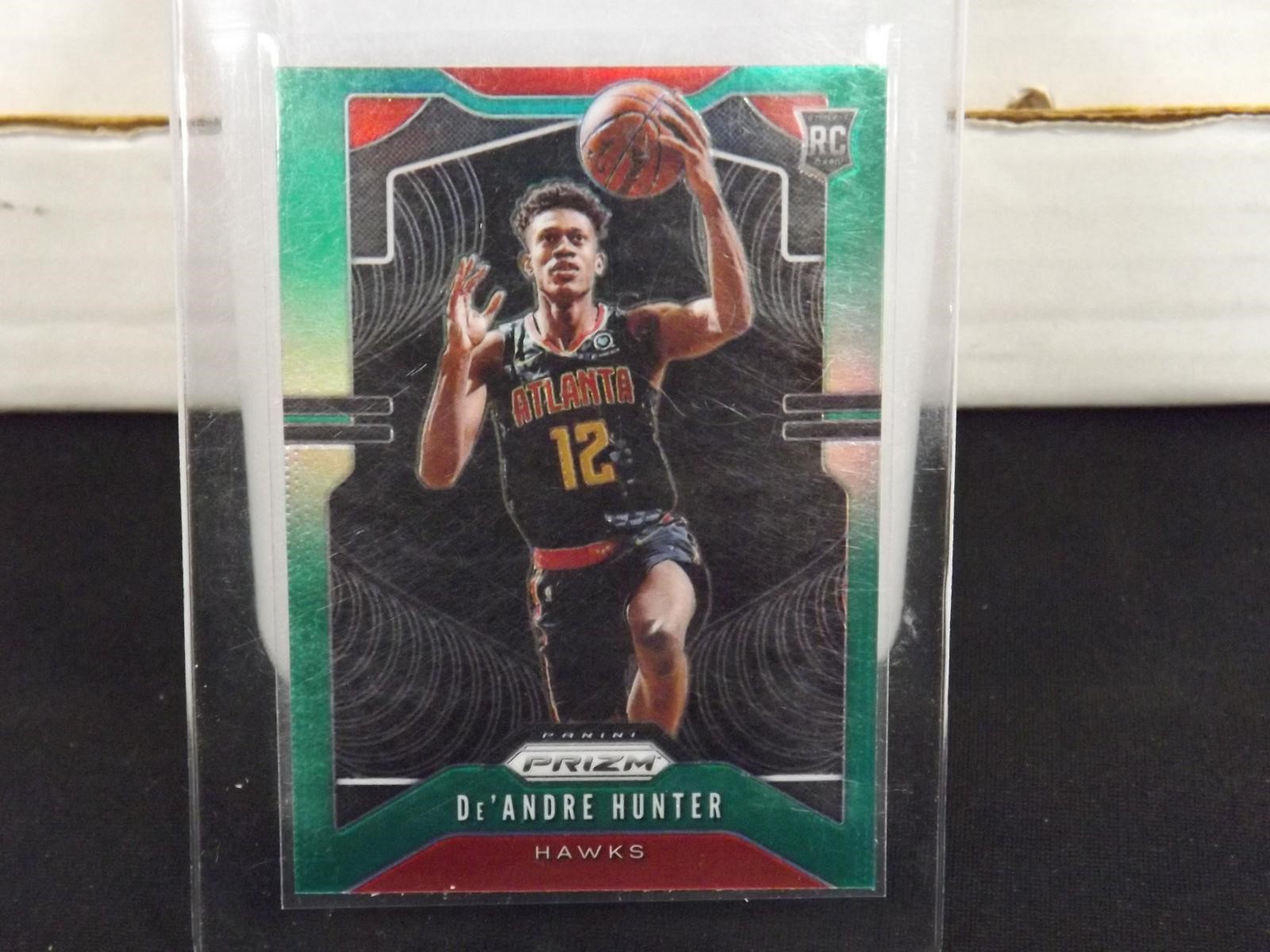 2019-20 PRIZM DE'ANDRE HUNTER GREEN PRIZM RC