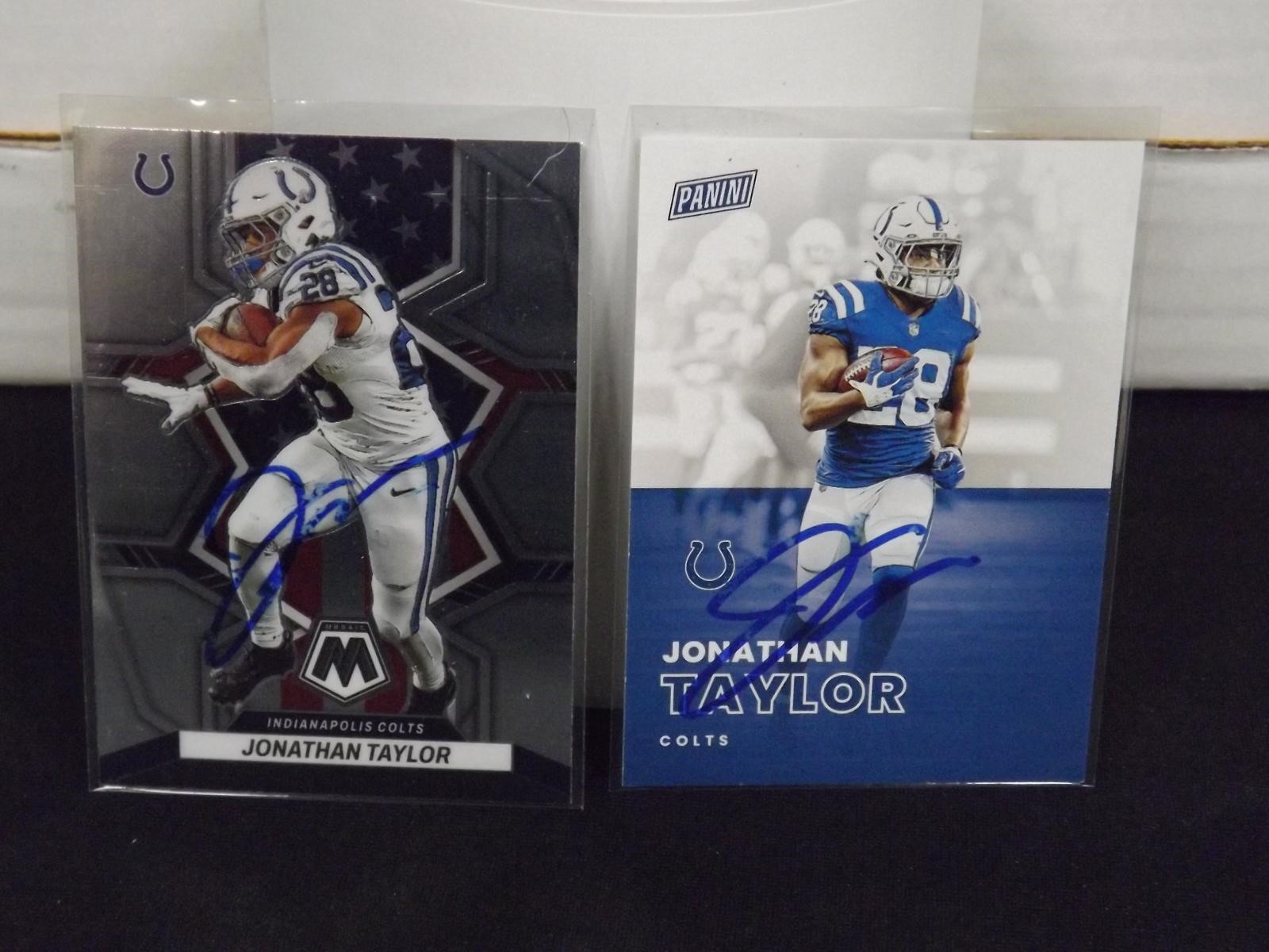 2022 PANINI JONATHAN TAYLOR AUTOGRAPH LOT