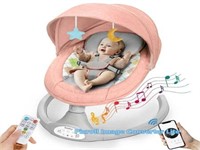 25.6 x 25.6 x 28.1  Electric Baby Swing  5 Speeds