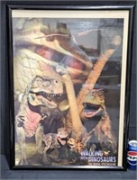 Framed Walking With Dinosaurs Holograph Poster