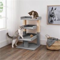 W5486  Naomi Home Nala Cat Tree, Large Cats - Gray