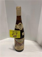 SEALED 1976 GERMAN WINE IMPORTED BY MASCOUTAH