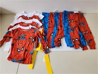 6 Spiderman Pajama Sets 2T All New With Tags