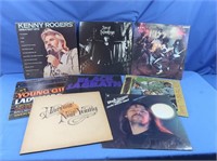 8 Classic LPs-Black Sabbath, Kiss, Kenny Rogers,