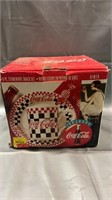 Coca-Cola 8 piece stoneware snack set