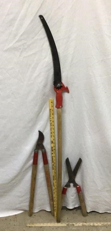 D1) PRUNING TOOLS, FOR TREES & BUSHES