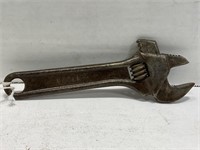 CARLL - PAID MAY 6, 13 VINTAGE ADJUSTABLE WRENCH