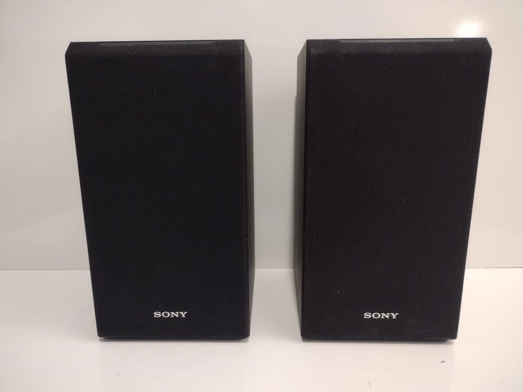 Sony 3-Way 3-Driver Bookshelf Speakers