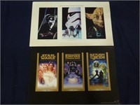 2 STAR WARS 3-PANEL PROMO POSTERS