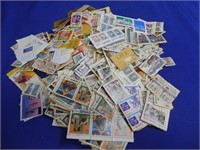 Pile Of Used Stamps